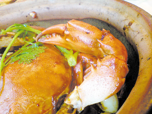诱惑味蕾 "平民"肉蟹宴