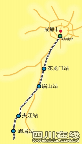 据了解,该段是成都至昆明复线工程中一段,是我省计划今年开工的铁路"7