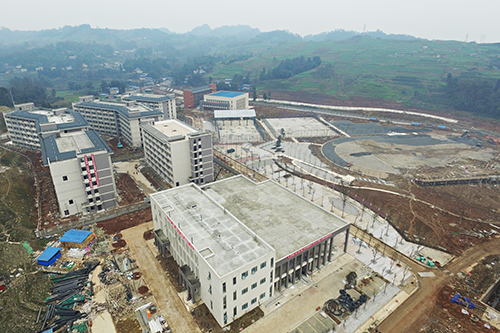 [雅安日报/北纬网]雅安职教园区已具雏形