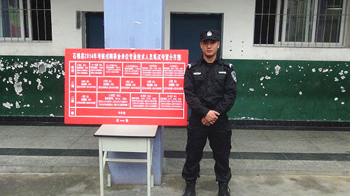 石棉县公安局特勤中队圆满完成2014年考核事