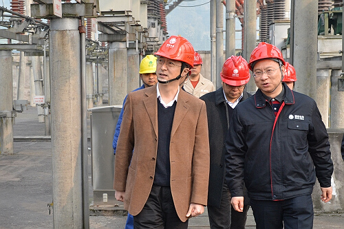 四川省电力公司总工程师刘勇慰问雅电集团一线