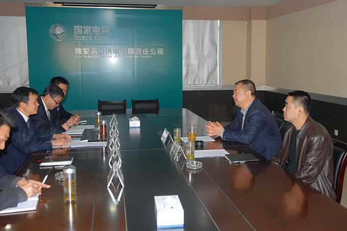 雅电集团:林勇副书记调研名山公司