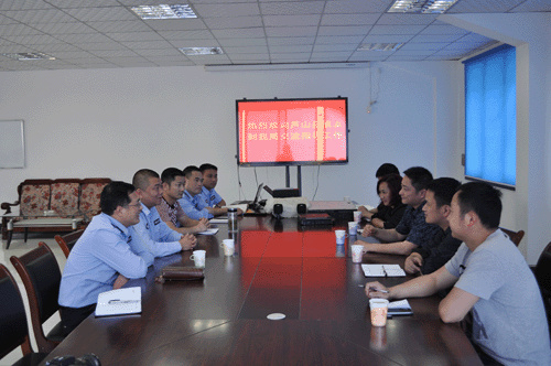 芦山县公安局到夹江县公安局学习信息化建设