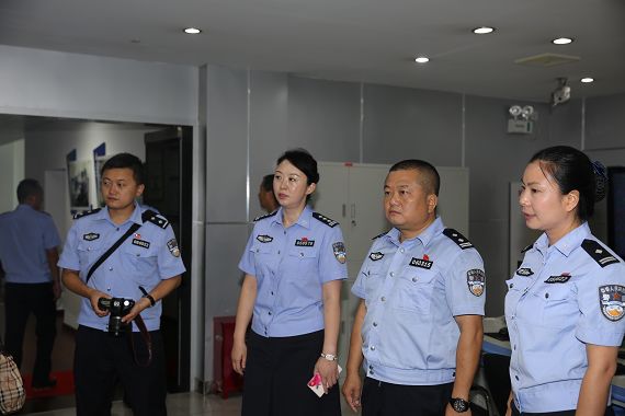 乐山市夹江县公安局到石棉县公安局学习交流内