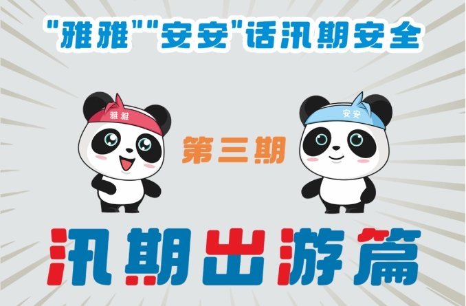 【“雅雅”“安安”话汛期安全】汛期出游，这些事项需注意→